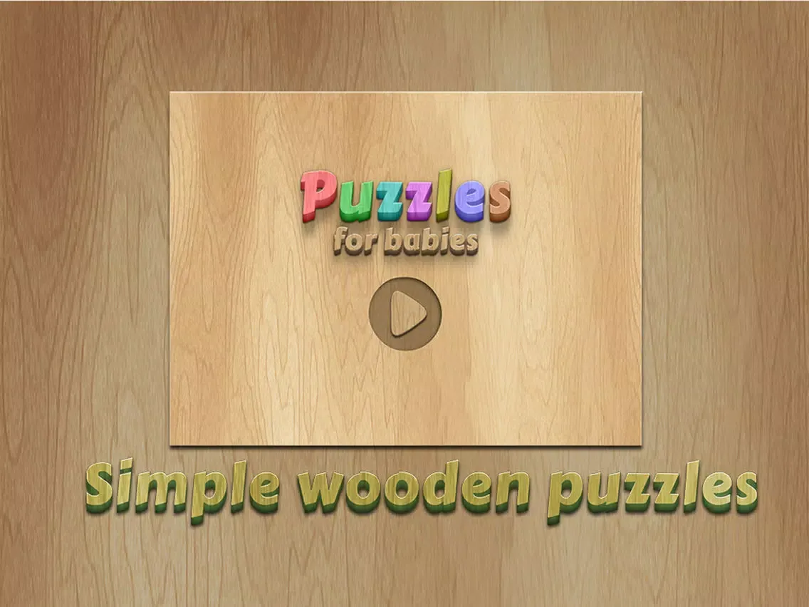 Wooden Puzzles - funny game for kids iPad  Screenshots