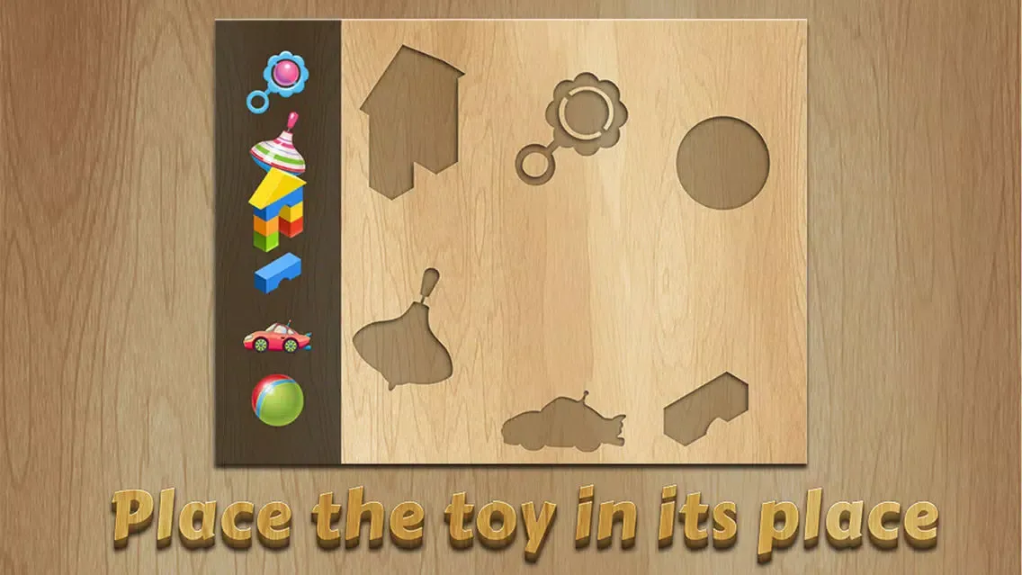 Wooden Puzzles - funny game for kids Screenshots