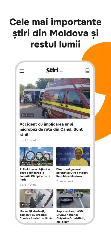 Stiri.md Screenshots