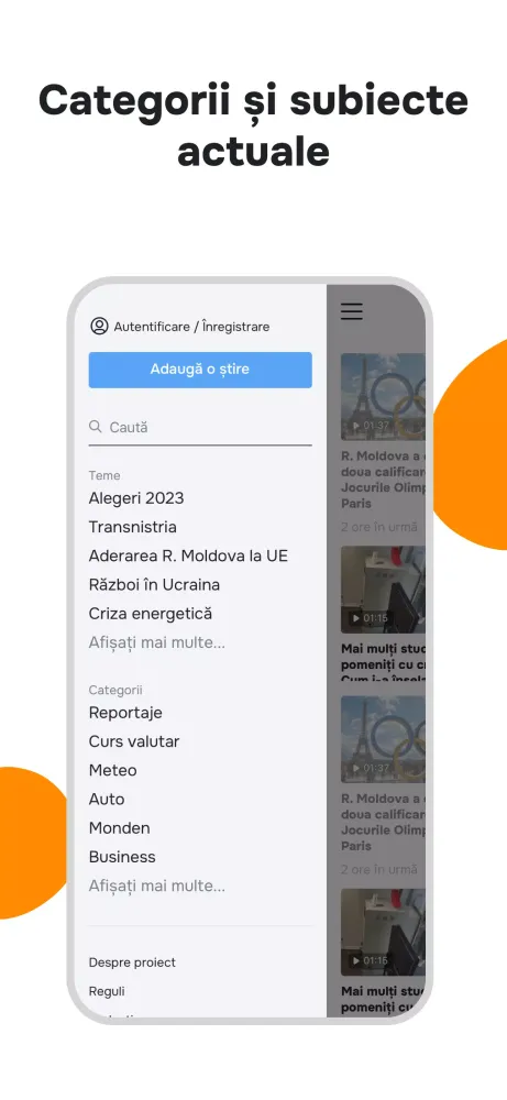 Stiri.md Screenshots