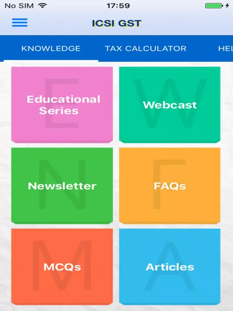 Zrzuty ekranu ICSI-GST iPad 
