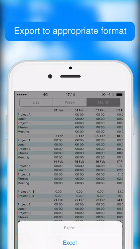 Day Log Pro: time tracking, reports and more स्क्रीनशॉट