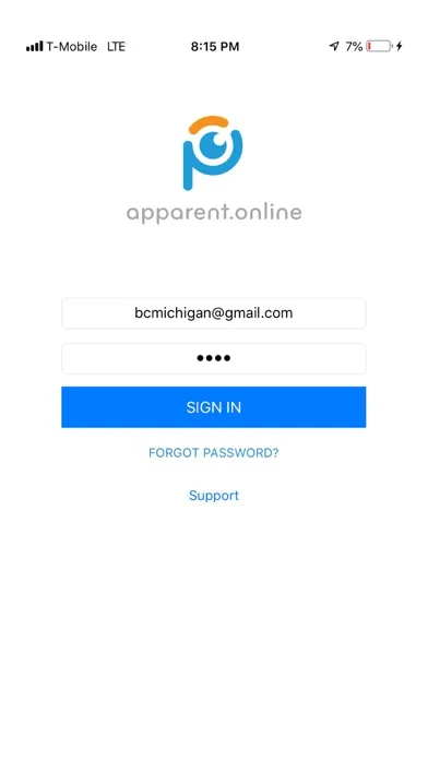 apParent Online Screenshots