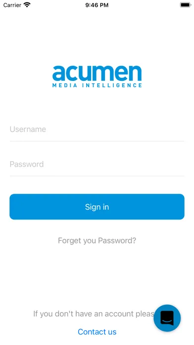 Zrzuty ekranu Acumen Mobile