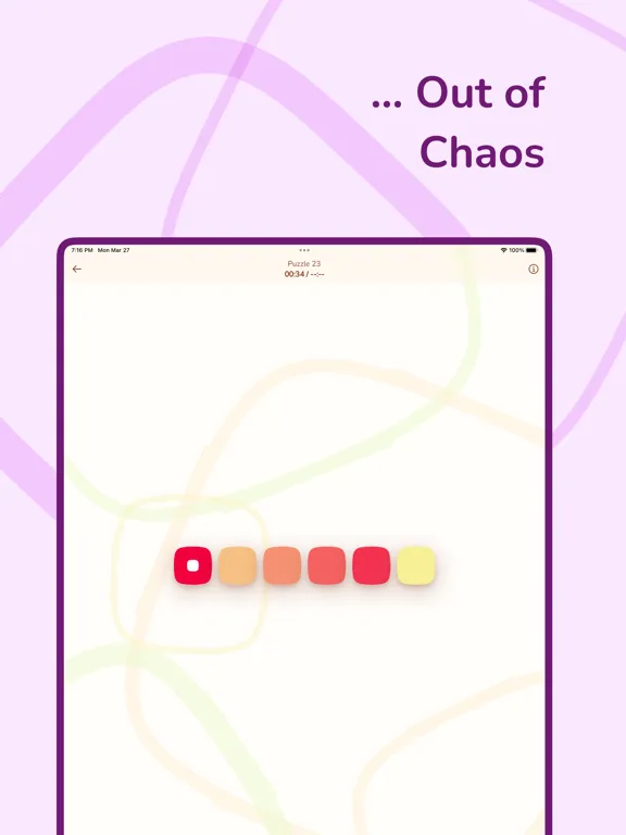Tangkapan skrin iro‿iro: Relaxing Color Puzzle iPad 