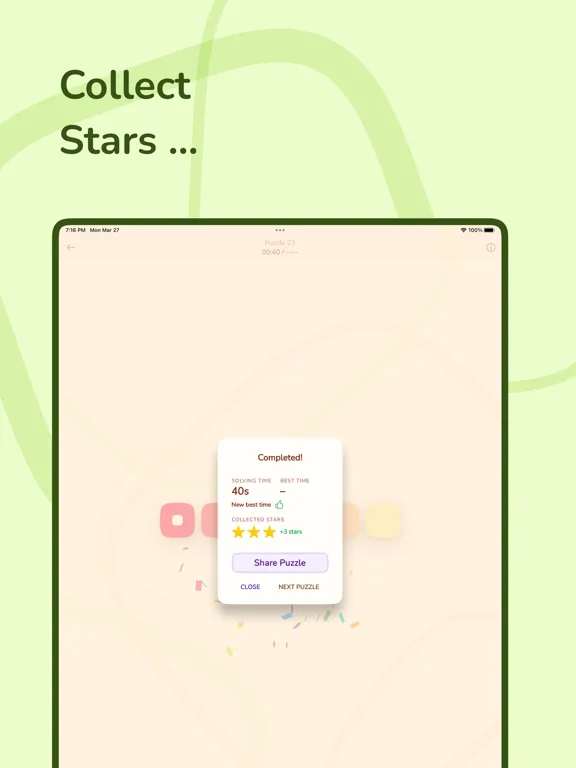 Tangkapan skrin iro‿iro: Relaxing Color Puzzle iPad 