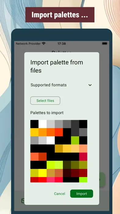 Tangkapan layar Universal Palette Converter