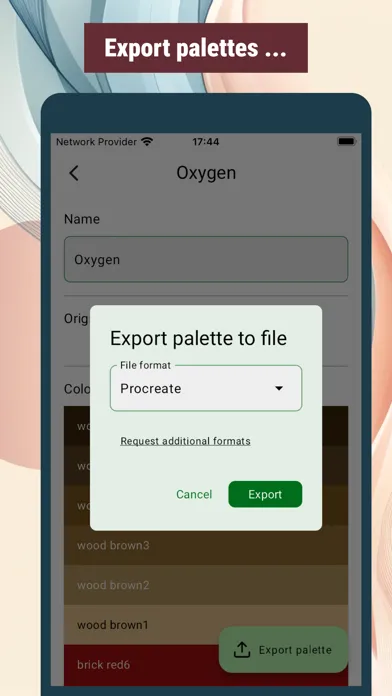 Tangkapan layar Universal Palette Converter