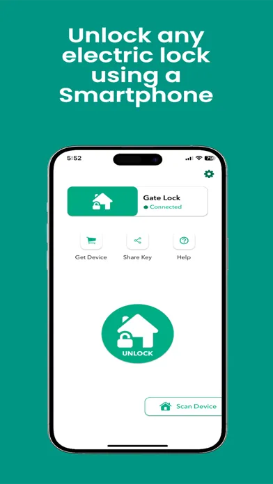 Captures d'écran de Gate Unlock