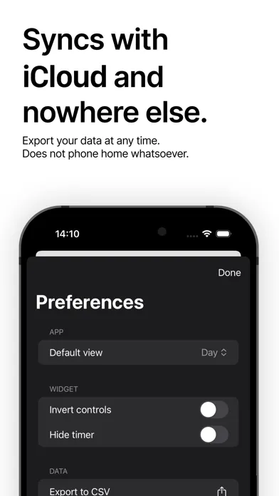 Swing — Mood tracking widget应用截图