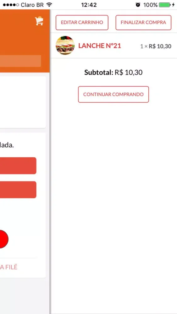 DúBom Lanches Ekran Görüntüleri