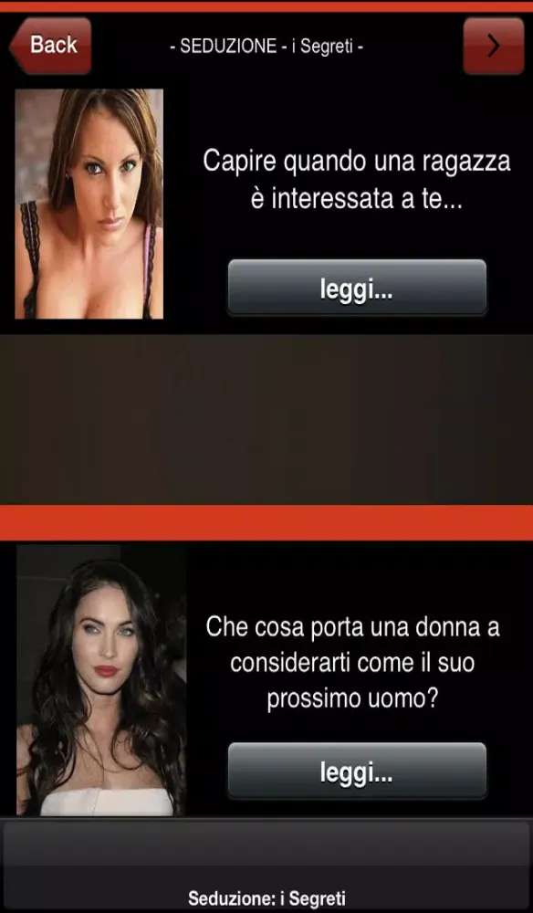 Seduzione: i Segreti Screenshots