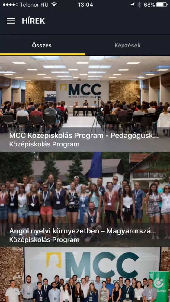 Ảnh chụp màn hình của MCC