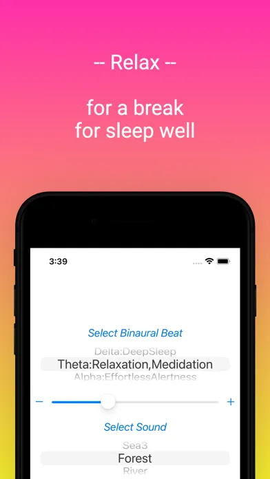 Screenshot di Binaural Beats and BGM
