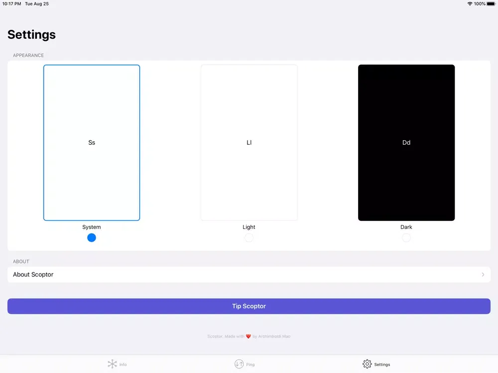 Скриншоты Scoptor - Network Tools iPad 