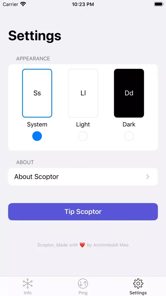 Скриншоты Scoptor - Network Tools
