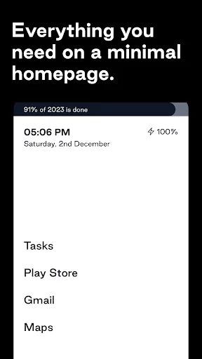 Ảnh chụp màn hình của LessPhone - Minimal Launcher