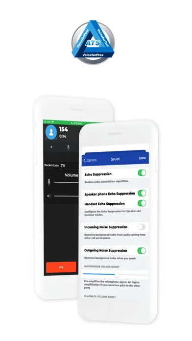 Скриншоты ATS Mobile Softphone