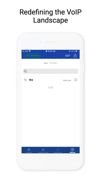 Скриншоты ATS Mobile Softphone