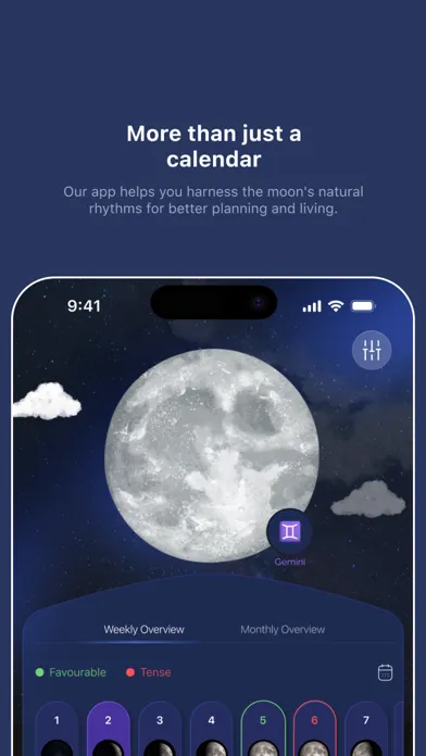 Moon Days Calendar スクリーンショット