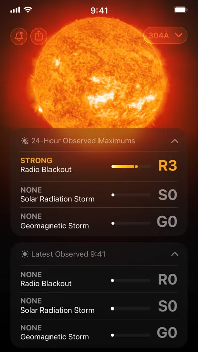 Solar Weather - Space Forecast स्क्रीनशॉट