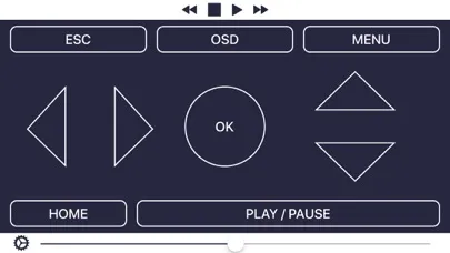 Tangkapan skrin Plex & Kodi (XBMC) remote