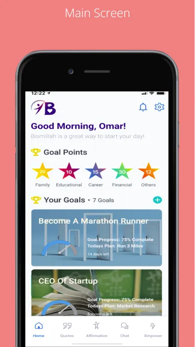 ภาพหน้าจอของ Believe It: Goals, Motivation