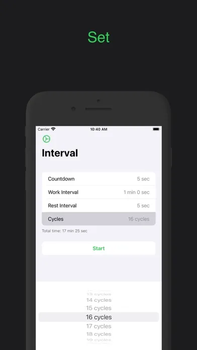 Tangkapan skrin Interval - Simple Timer