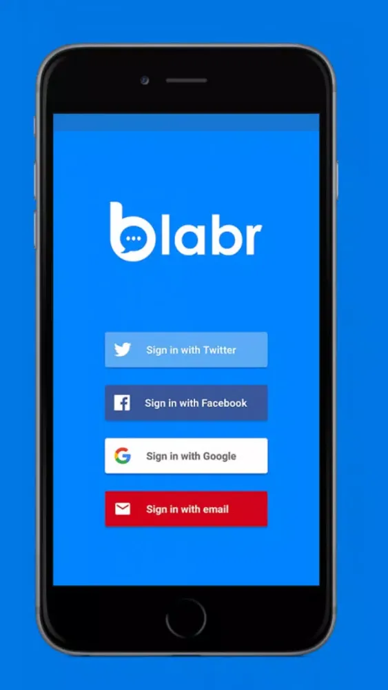 Capturas de pantalla de BLABR Messenger Chat App