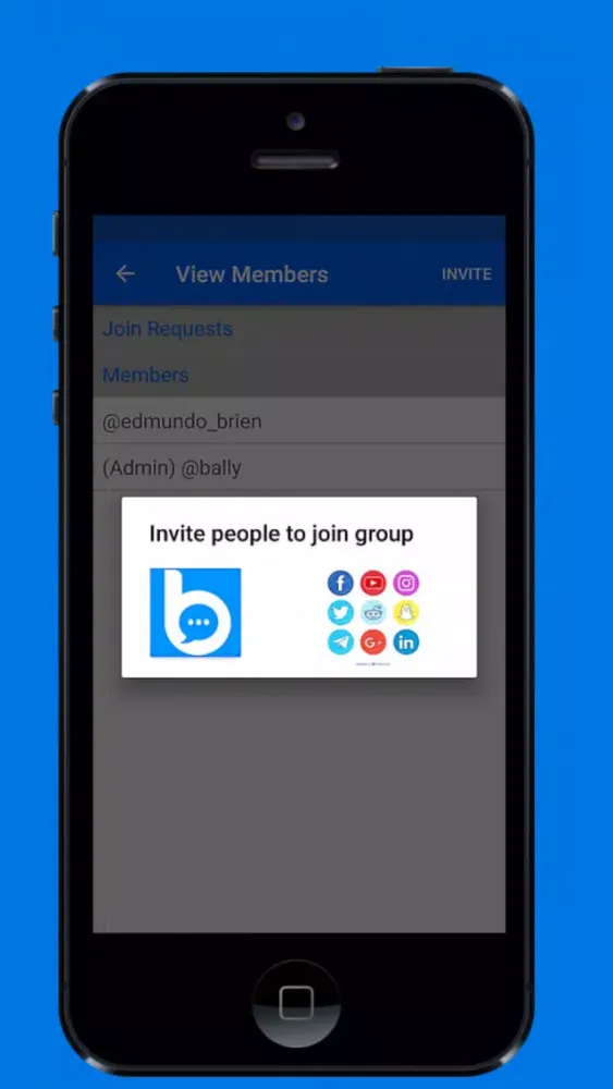 Capturas de pantalla de BLABR Messenger Chat App