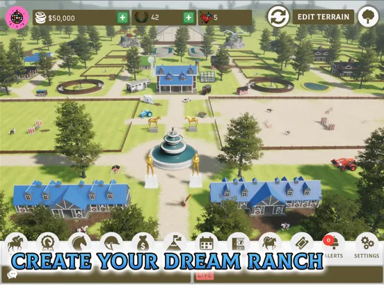 Tangkapan skrin Horse Academy: Ride & Compete iPad 