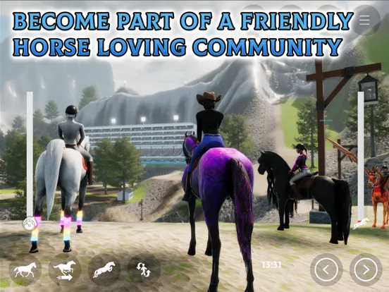 Tangkapan skrin Horse Academy: Ride & Compete iPad 