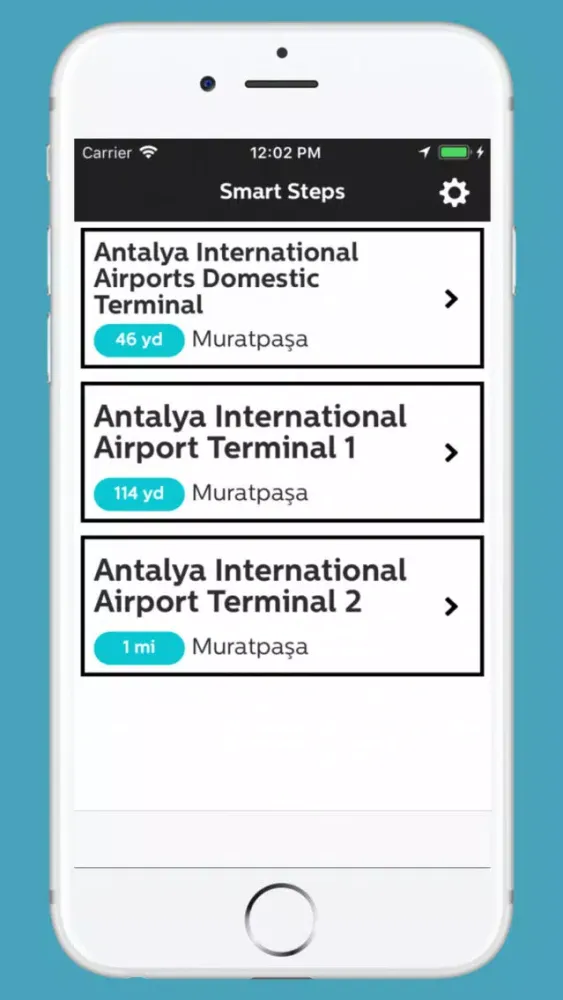 Capturas de tela do Antalya Airport Smart Steps