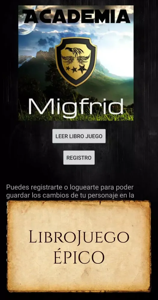 Academia Migfrid سکرین شاٹس