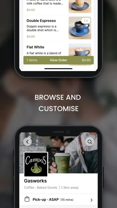 Zrzuty ekranu Campos Coffee