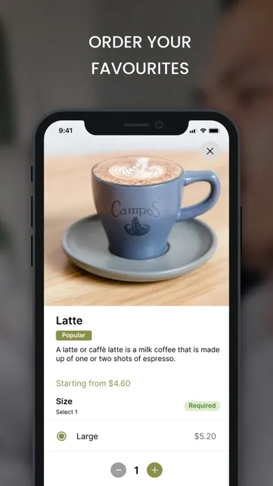 Zrzuty ekranu Campos Coffee