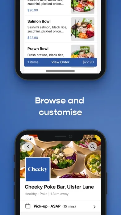 Capturas de tela do Cheeky Poké Bar: Order & Pay