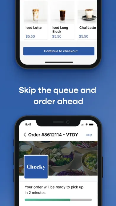 Capturas de tela do Cheeky Poké Bar: Order & Pay