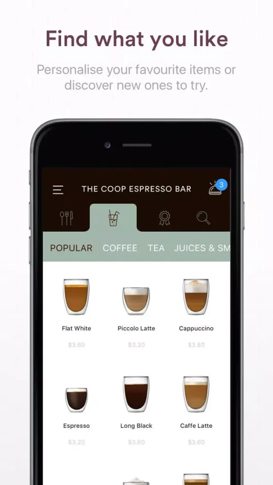Tangkapan layar Coop Espresso