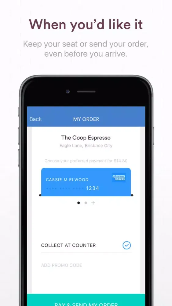 Tangkapan layar Coop Espresso