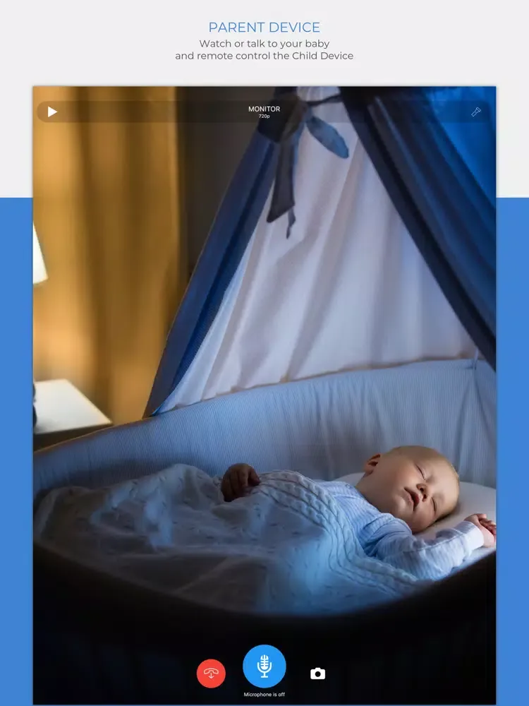 Capturas de tela do CamGuard Secure Baby Monitor iPad 