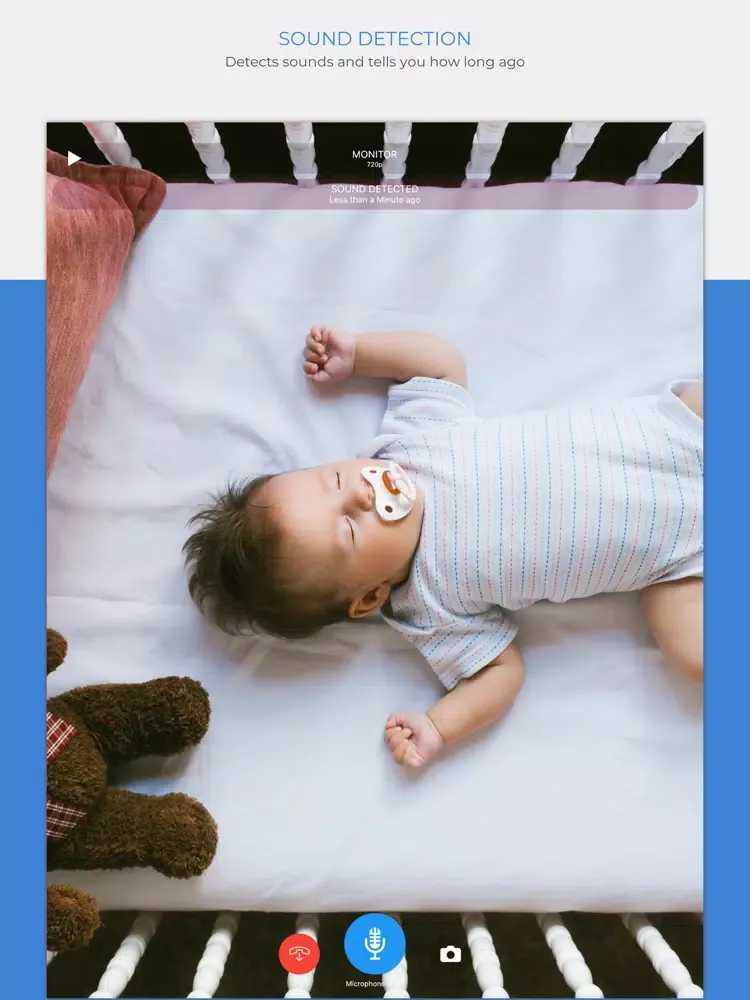 Capturas de tela do CamGuard Secure Baby Monitor iPad 
