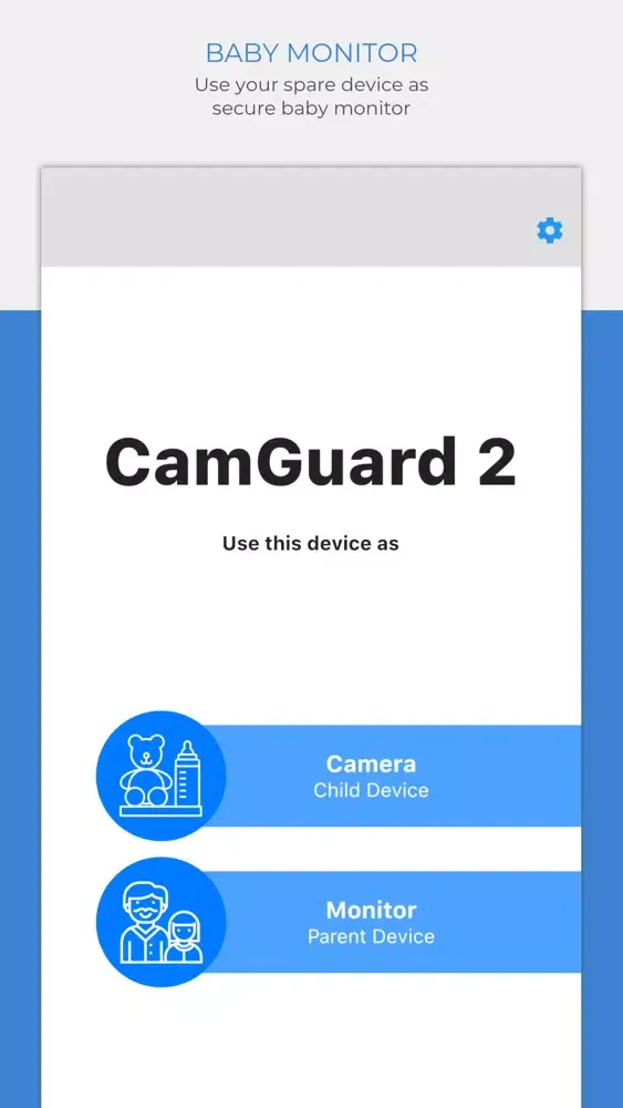 Capturas de tela do CamGuard Secure Baby Monitor