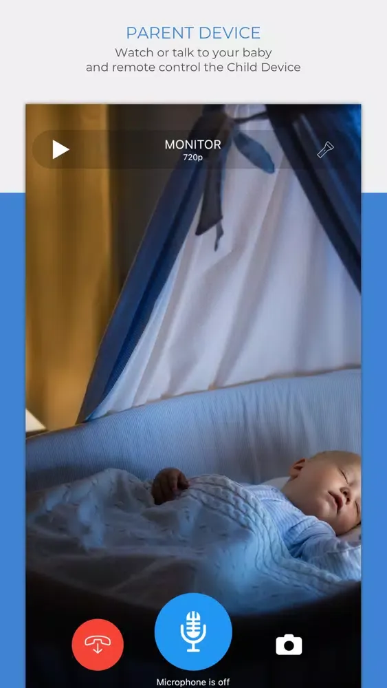 Capturas de tela do CamGuard Secure Baby Monitor