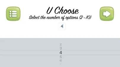 UChoose Random Selector سکرین شاٹس