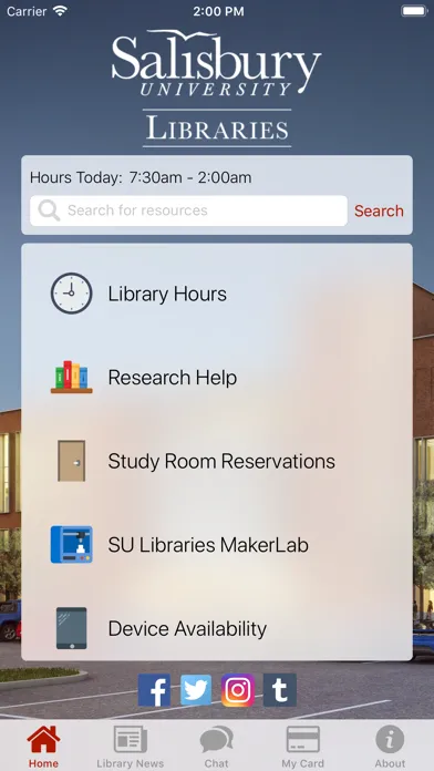 Salisbury University Libraries Ekran Görüntüleri