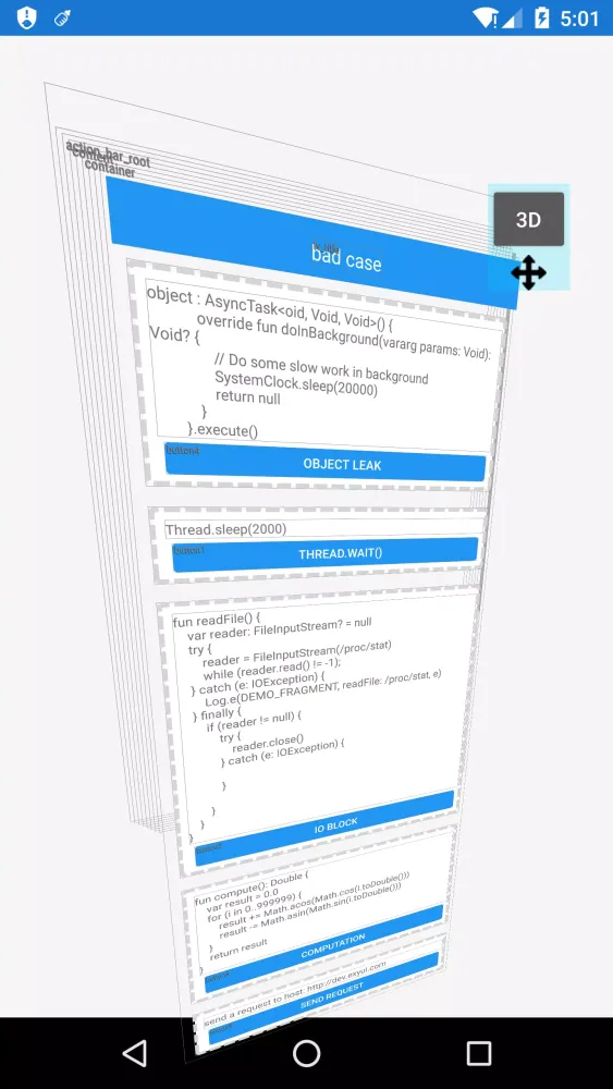 تصاویر Debug Bottle Demo