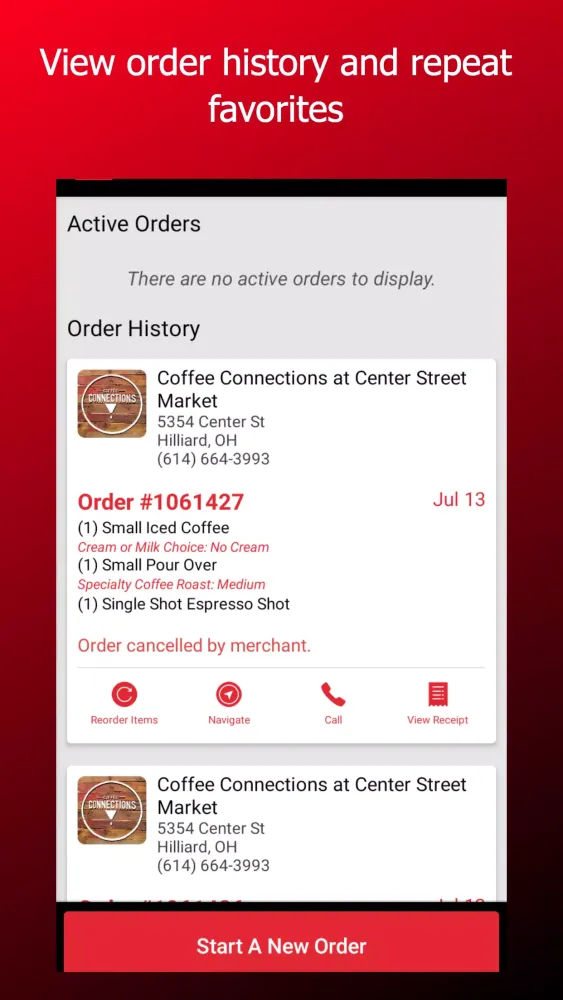 Coffee Connections স্ক্রিনশট