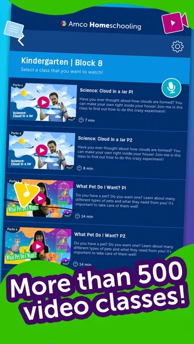 Amco Homeschooling Screenshots