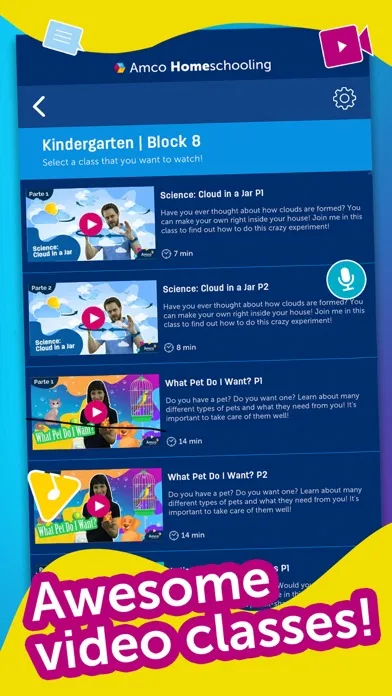 Amco Homeschooling Screenshots